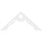 Ekena Millwork Pitch Cena Architectural Grade PVC Gable Pediment, 36"W x 16 1/2"H x 1"P (11/12) GPP036X017X100CEN - alternate 3